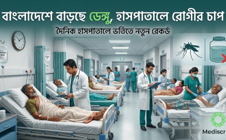 বাংলাদেশে ডেঙ্গুর ভয়াবহ বিস্তার: হাসপাতালে বাড়ছে রোগীর চাপ