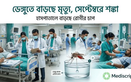 ডেঙ্গুতে বাড়ছে মৃত্যু, সেপ্টেম্বরে পরিস্থিতি আরও ভয়াবহ হওয়ার শঙ্কা