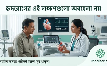 হৃদরোগের ঝুঁকি বাড়ছে: কোন লক্ষণ দেখলে সতর্ক হবেন?