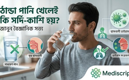 ঠান্ডা পানি পান করলে কি সত্যিই সর্দি-কাশি হয়? জানুন সত্যতা