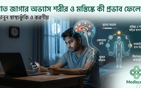 রাত জাগার অভ্যাস শরীর ও মস্তিষ্কে কী প্রভাব ফেলে?