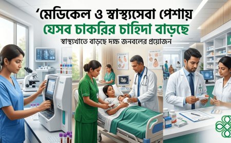 মেডিকেল ও স্বাস্থ্যসেবা পেশায় যেসব চাকরির চাহিদা বাড়ছে
