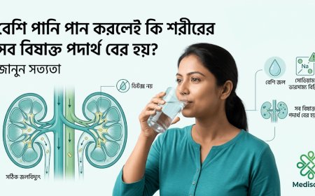 বেশি পানি পান করলেই কি শরীরের সব বিষাক্ত পদার্থ বের হয়ে যায়? জানুন সত্যতা