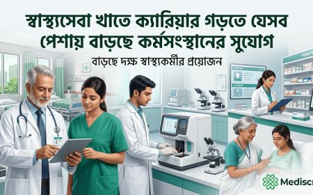 স্বাস্থ্যসেবা খাতে ক্যারিয়ার গড়তে যেসব পেশায় বাড়ছে কর্মসংস্থানের সুযোগ