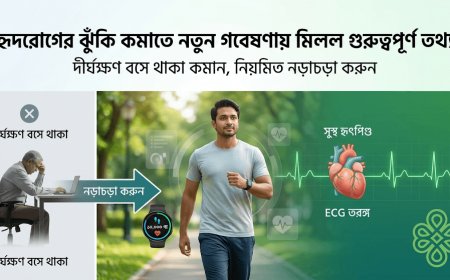 হৃদরোগের ঝুঁকি কমাতে নতুন গবেষণায় মিলল গুরুত্বপূর্ণ তথ্য