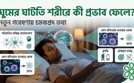 ঘুমের ঘাটতি শরীরে কী প্রভাব ফেলে? নতুন গবেষণায় চমকপ্রদ তথ্য