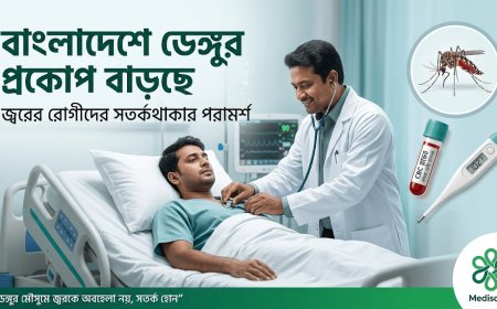 বাংলাদেশে ডেঙ্গুর প্রকোপ বাড়ছে, জ্বরের রোগীদের সতর্ক থাকার পরামর্শ