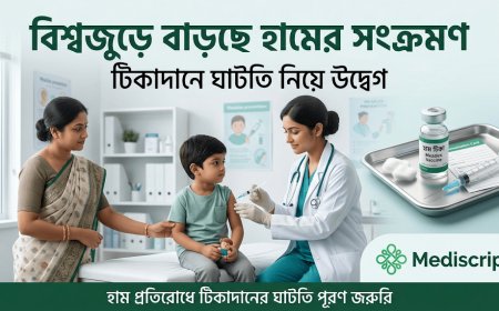 বিশ্বজুড়ে হামের সংক্রমণ বাড়ছে, টিকাদানে ঘাটতি নিয়ে উদ্বেগ