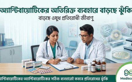 অ্যান্টিবায়োটিকের অতিরিক্ত ব্যবহারে বাড়ছে ওষুধ প্রতিরোধী জীবাণুর ঝুঁকি