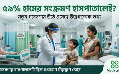 ৫৯% হামের সংক্রমণ হাসপাতাল-স্বাস্থ্যকেন্দ্রেই: নতুন গবেষণায় তথ্য