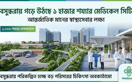 আন্তর্জাতিক মানের স্বাস্থ্যসেবা দিতে বসুন্ধরায় গড়ে উঠছে ১ হাজার শয্যার 'মেডিকেল সিটি'।