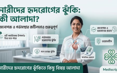 নারীদের হৃদরোগের ঝুঁকি: পুরুষদের তুলনায় কোন বিষয়গুলো আলাদা?