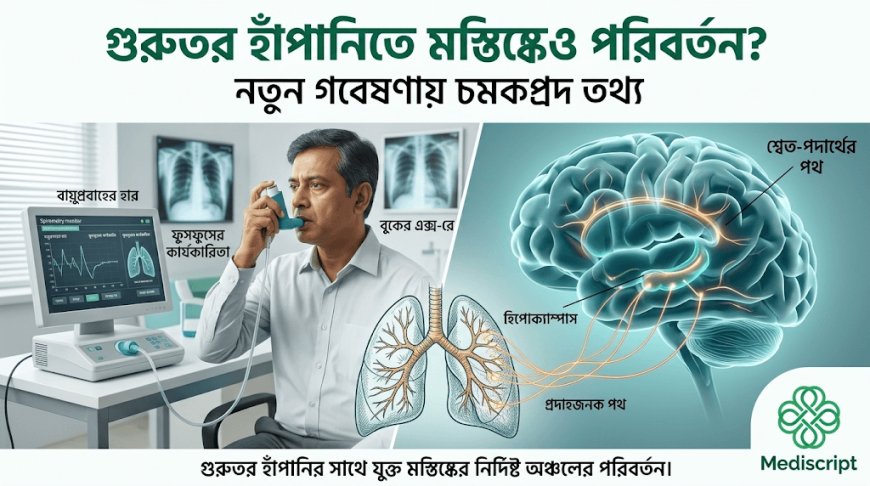 গুরুতর হাঁপানিতে মস্তিষ্কেও পরিবর্তন? নতুন গবেষণায় চমকপ্রদ তথ্য