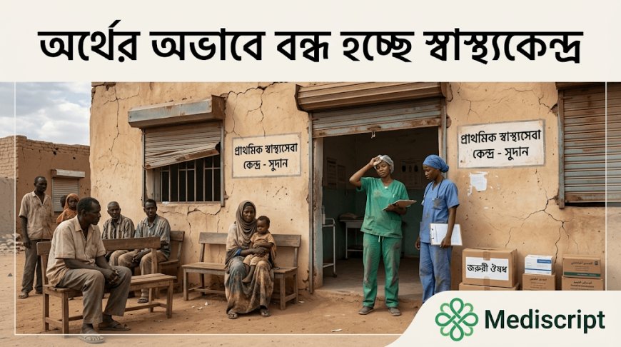 অর্থের অভাবে বন্ধ হচ্ছে স্বাস্থ্যকেন্দ্র, ভয়াবহ মানবিক সংকটে সুদান