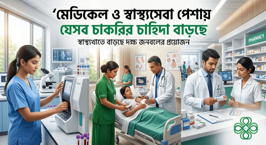 মেডিকেল ও স্বাস্থ্যসেবা পেশায় যেসব চাকরির চাহিদা বাড়ছে