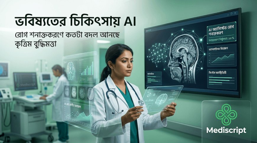 ভবিষ্যতের চিকিৎসায় AI: রোগ শনাক্তকরণে কতটা বদল আনছে কৃত্রিম বুদ্ধিমত্তা