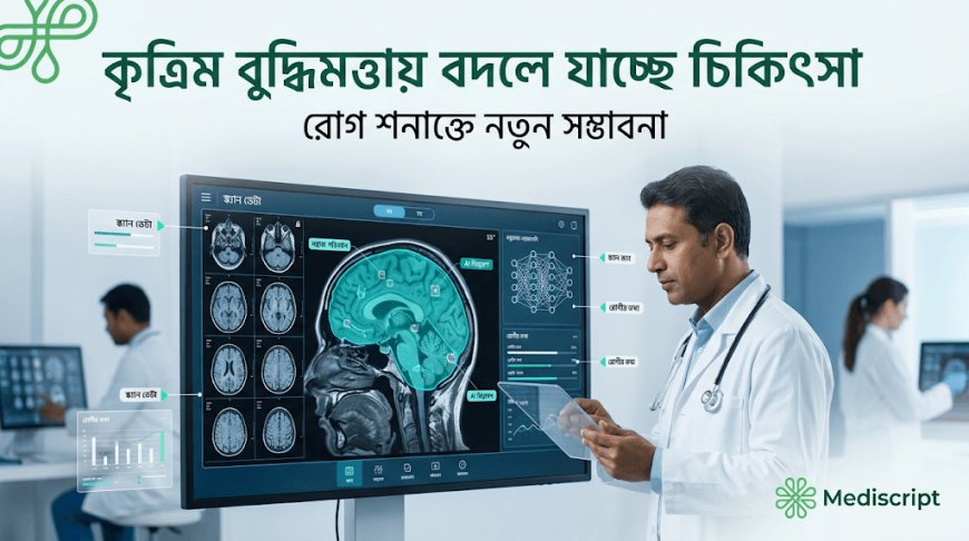 কৃত্রিম বুদ্ধিমত্তায় বদলে যাচ্ছে চিকিৎসা, রোগ শনাক্তে নতুন সম্ভাবনা