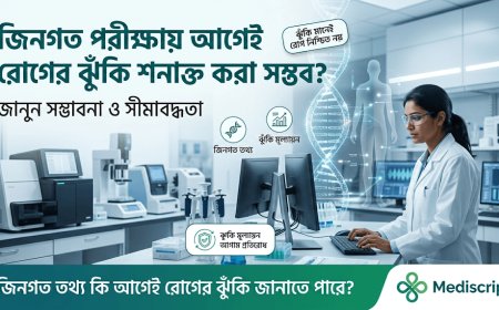জিনগত পরীক্ষায় আগেই রোগের ঝুঁকি শনাক্ত করা কতটা সম্ভব?