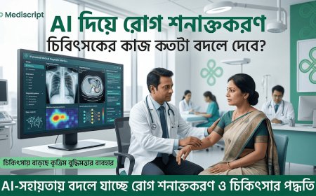 AI দিয়ে রোগ শনাক্তকরণ: চিকিৎসকের কাজ কতটা বদলে দিতে পারে?