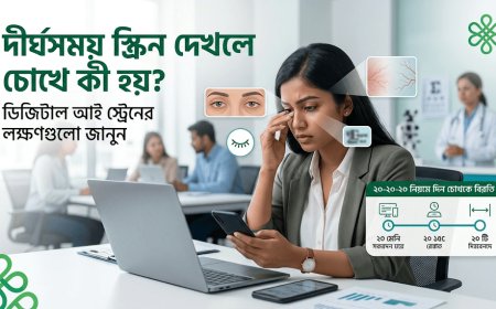 দীর্ঘসময় স্ক্রিন দেখলে চোখে কী হয়? ডিজিটাল আই স্ট্রেনের লক্ষণ