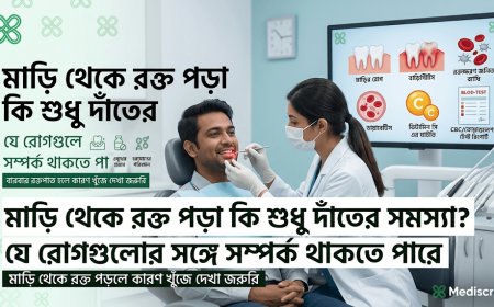 মাড়ি থেকে রক্ত পড়া কি শুধু দাঁতের সমস্যা? যে রোগগুলোর সঙ্গে সম্পর্ক থাকতে পারে