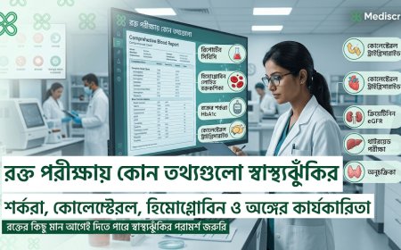 রক্ত পরীক্ষায় কোন তথ্যগুলো আগেই স্বাস্থ্যঝুঁকির ইঙ্গিত দিতে পারে?