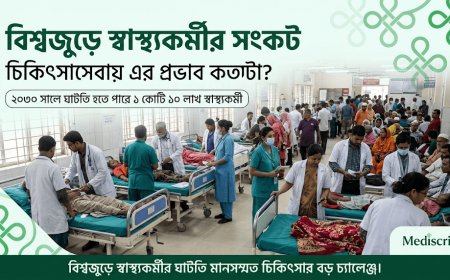 বিশ্বজুড়ে স্বাস্থ্যকর্মীর সংকট: চিকিৎসাসেবায় এর প্রভাব কতটা?