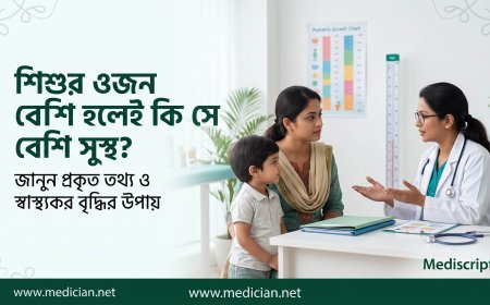 শিশুর ওজন বেশি হলেই কি সে বেশি সুস্থ? জানুন প্রকৃত তথ্য