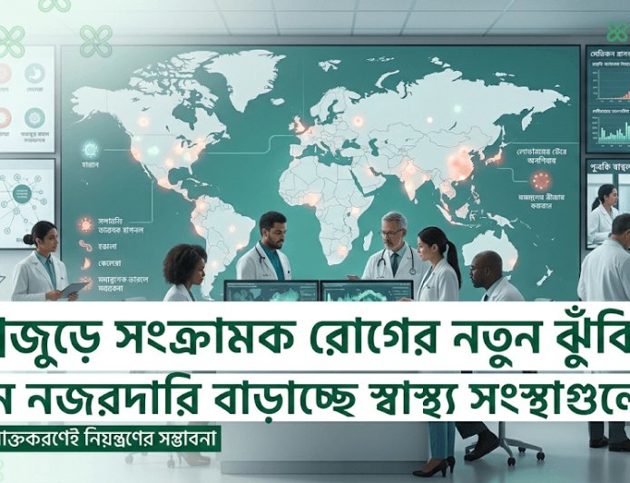 বিশ্বজুড়ে সংক্রামক রোগের নতুন ঝুঁকি: কেন নজরদারি বাড়ছে?