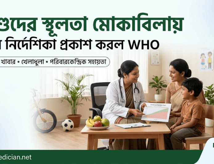 শিশুদের স্থূলতা মোকাবিলায় নতুন নির্দেশিকা প্রকাশ করল WHO