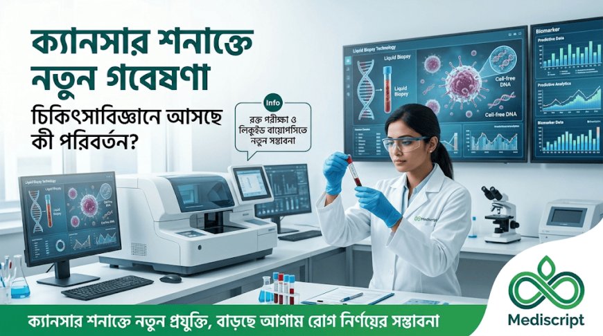 ক্যানসার শনাক্তে নতুন গবেষণা: চিকিৎসাবিজ্ঞানে আসছে কী পরিবর্তন?