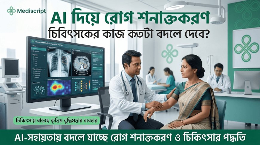 AI দিয়ে রোগ শনাক্তকরণ: চিকিৎসকের কাজ কতটা বদলে দিতে পারে?