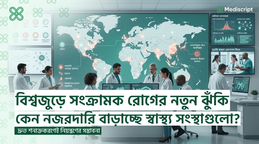 বিশ্বজুড়ে সংক্রামক রোগের নতুন ঝুঁকি: কেন নজরদারি বাড়ছে?
