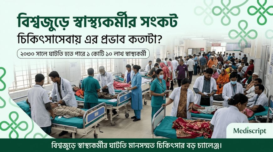 বিশ্বজুড়ে স্বাস্থ্যকর্মীর সংকট: চিকিৎসাসেবায় এর প্রভাব কতটা?